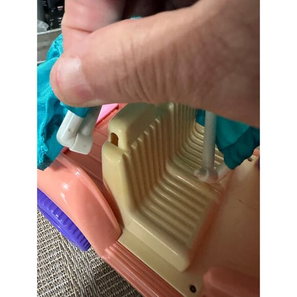 Fisher Price Loving Dollhouse Dream Cruiser Jeep With Canopy Vintage with Tent - Picture 6 of 10